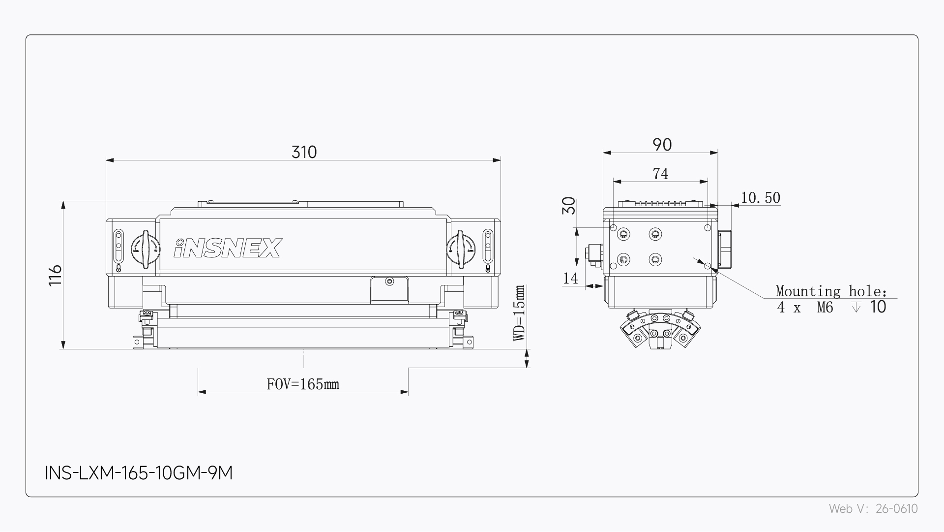 INS-LXM-165-10GM-9M 도면